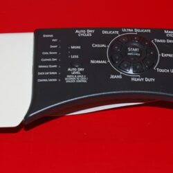 Part # 8529880 Kenmore Dryer Control Panel And User Interface Board (used, condition fair - Bisque)