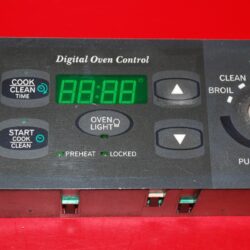 Part # 77001219 | 31-32106602-0 Amana Oven Control Board (used, overlay fair - Dark Gray)