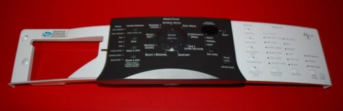 Part # 8182249 Kenmore Front Load Washer Control Panel And User Interface Board (used, condition good - Black/White)