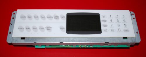 Part # 8507P020-60, WP5701M403-60 Maytag Oven Electronic Control Board (used, overlay fair - White)