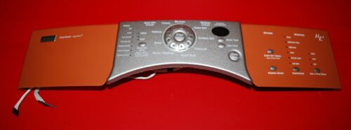 Part # 3980639 | 8559430 Kenmore Dryer Control Panel And User Interface Board (used, condition fair - Orange/Silver)