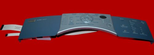 Part # 8558763 | 8559430 Kenmore Dryer Control Panel And User Interface Panel (condition fair - Blue/Silver)