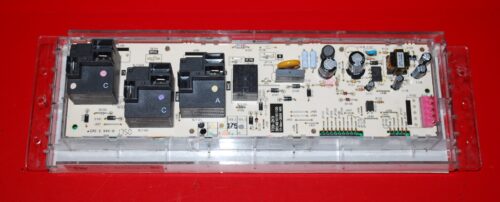 Part # 164D8450G175, WB27X29092 GE Oven Electronic Control Board (used, overlay poor -White)