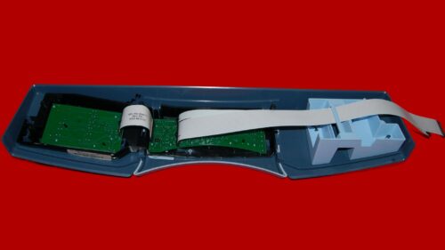Part # 8558763 | 8559430 Kenmore Dryer Control Panel And User Interface Panel (condition fair - Blue/Silver)