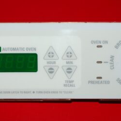 Part # WB27T10102, 164D3762P002 GE Oven Electronic Control Board (used, overlay fair - Yellow)