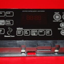 Part # W10271837 - $89 Maytag Oven Control Board (used, overlay fair - Black)