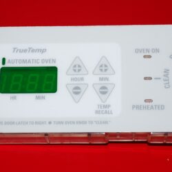 Part # 183D7277P005, WB27K10050 GE Oven Electronic Control Board (used, overlay fair - White)
