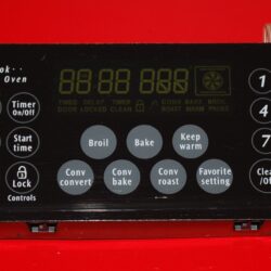 Part # 316462880 Frigidaire Oven Electronic Control Board (used, overlay poor - Black)