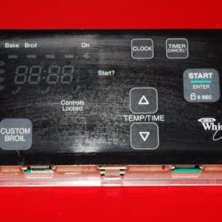 Part # 9761108, 6610444 Whirlpool Oven Electronic Control Board (used, overlay fair - Black)