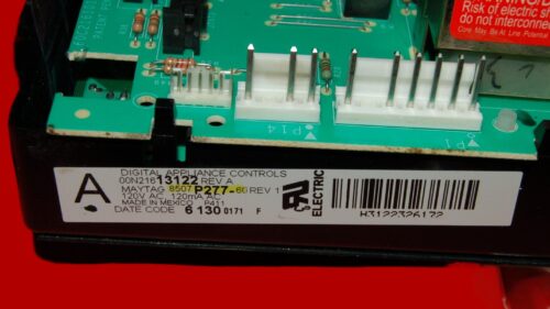 Part # 8507P277-60 | Maytag Oven Control Board (overlay fair - Black)