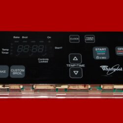 Part # 9761108 | 6610444 Whirlpool Gas Oven Control Board (overlay fair - Black)