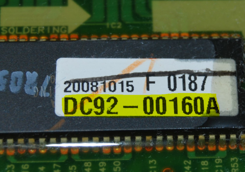 Part # DC92-00160A Samsung Dyer Control Board (used)