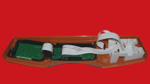 Part # 3980639 | 8559430 | Kenmore Dryer Control Panel And User Interface Board (used, condition fair - Orange/Silver)