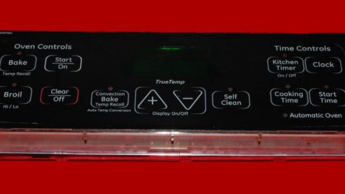 GE Oven Control Board 164D8450G023 | WB27T11282 | OEM Used Tested (overlay fair - Black)