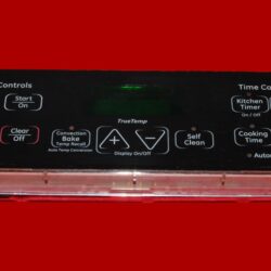 GE Oven Control Board 164D8450G023 | WB27T11282 | OEM Used Tested (overlay fair - Black)
