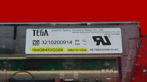 GE Oven Control Board 164D8450G008 | WB27K10344 | OEM Used Tested (overlay fair - White)