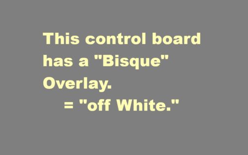 Part # WB27X22940 | 164D8450G144 | GE Oven Control Board (overlay good - Bisque)