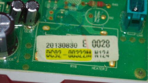 Part # DC92-00322M Samsung Dryer Electronic Control Board (used)