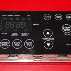 Part # 9758773, 6610466 Whirlpool Oven Electronic Control Board (used, overlay fair - Black)