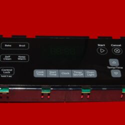 Whirlpool Gas Oven Control Board W10348709 | OEM Used Tested (overlay good - Black)