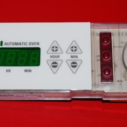 Part # 164D3147G004, WB27X10311 GE Oven Electronic Control Board (used, overlay fair - Bisque)