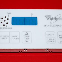 Part # 8522473, 6610309 Whirlpool Oven Electronic Control Board (used, overlay good - White)