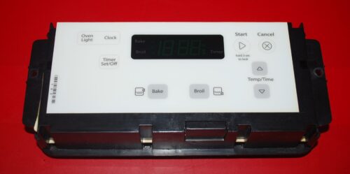 Part # W10556709 Whirlpool Oven Electronic Control Board (used, overlay good - White)