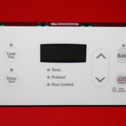 Part # 316418209 Kenmore Gas Oven Electronic Control Board (used, overlay good - Bisque)