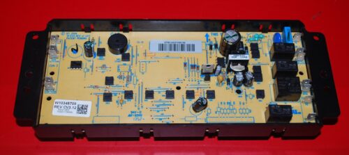 Part # W10348709 Whirlpool Gas Oven Electronic Control Board (used, overlay good - Black)
