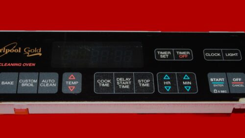 Whirlpool Oven Control Board 8053443 | 6610116 | OEM Used Tested (overlay fair - Black)