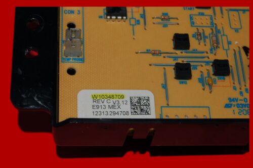 Whirlpool Gas Oven Control Board W10348709 | OEM Used Tested (overlay good - Black)