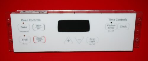 Part # WB27K10344, 164D8450G008 GE Oven Electronic Control Board (used, overlay fair - White)
