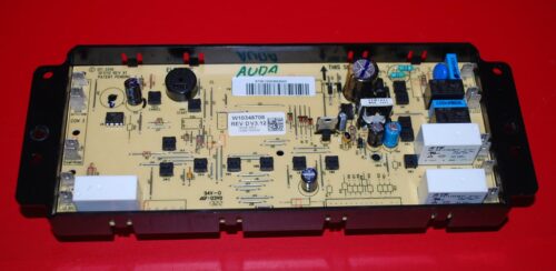 Part # W10348708 Whirlpool Oven Electronic Control Board (used, overlay very good - White)