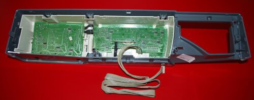 Part #  8182654, WP8182717   Whirlpool Front Load Washer Control Panel And User Interface Board (used, condition fair - Dark Gray)
