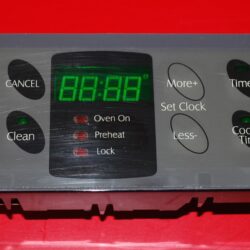 Part # 7601P645-60 Maytag Oven Electronic Control Board (used, overlay fair - Dark Gray)
