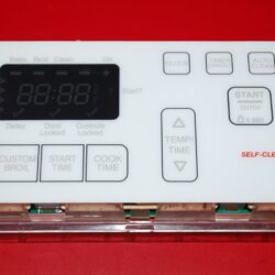 Part # 6610457, 9761120 Whirlpool Oven Electronic Control Board (used, overlay poor - White)