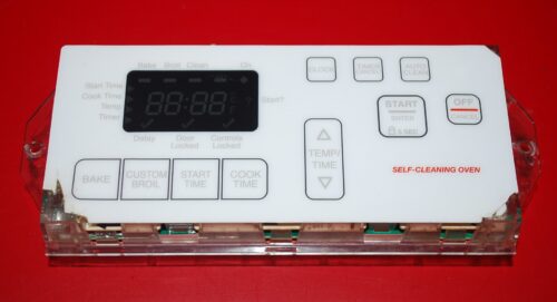 Part # 6610457, 9761120 Whirlpool Oven Electronic Control Board (used, overlay poor - White)
