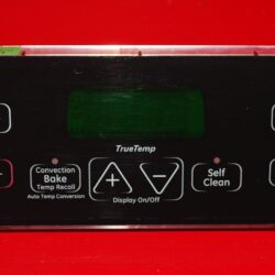 Part # WB27T11250, 191D5975G006 GE Oven Electronic Control Board (used, overlay fair - Black)