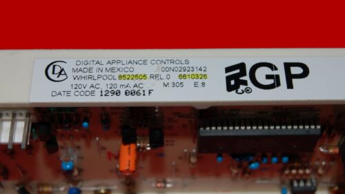 Whirlpool Gas Oven Control Board - 8522505 | 6610326 (overlay fair - Bisque)