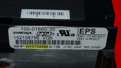 Whirlpool Oven Control Board - W10734599 | WPW10734599 (overlay fair - Dark Gray)