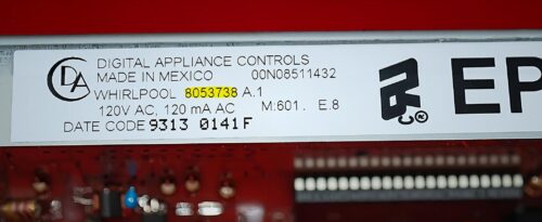 Part # 8053738 | Whirlpool Oven Control Board (overlay fair - Almond)