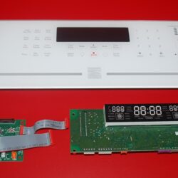 Part # 316350848, 316576304 , 316575402 Kenmore Oven Touch Panel And Control Boards (used, overlay good - White)