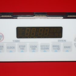 Part # 164D3086G002 GE Oven Electronic Control Board (used, overlay poor -White)