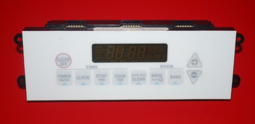 Part # 164D3086G002 GE Oven Electronic Control Board (used, overlay poor -White)