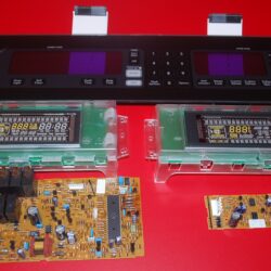 Part # 8303882, W10118734, W10118735, W10398151, W10120228 Kitchen-Aid Oven Touch Panel And Control Boards (used, overlay good - Black)
