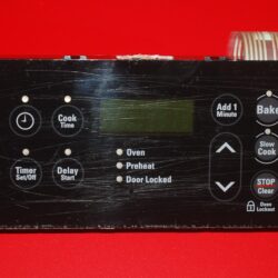 Part # 316418501 Frigidaire Gas Oven Electronic Control Board (used, overlay poor - Black)