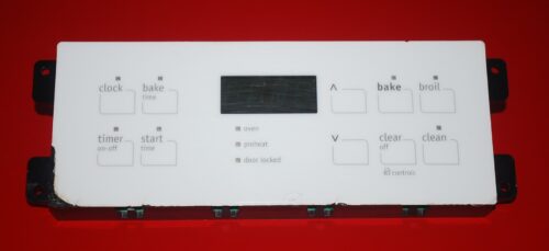 Part # 316557101 Frigidaire Gas Oven Electronic Control Board (used, overlay poor - White)