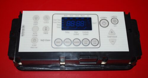 Part # 9762186 Whirlpool Oven Electronic Control Board (used, overlay fair - Bisque)