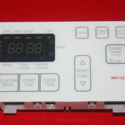 Part # 9760304, 6610457 Whirlpool Oven Electronic Control Board (used, overlay fair - Yellow)