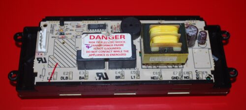 Part # 164D3086G002 GE Oven Electronic Control Board (used, overlay poor -White)